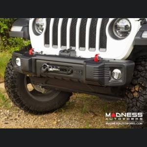 Jeep Wrangler JL Spartacus Stubby Bumper - Front - Black