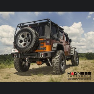 Jeep Wrangler JK Spartacus Bumper - Rear - Black