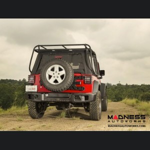 Jeep Wrangler JK Spartacus Bumper - Rear - Black