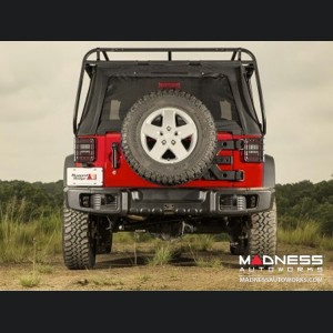 Jeep Wrangler JK Spartacus Bumper - Rear - Black