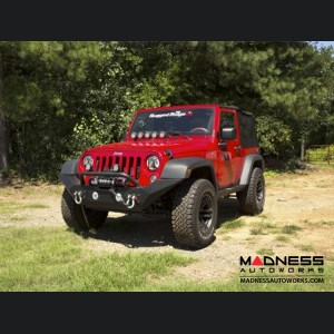 Jeep Wrangler JK Spartan Bumper High Clearance Ends w/Overrider - Front