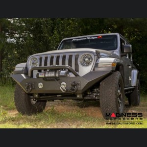 Jeep Wrangler JL Spartan Bumper High Clearance Ends w/Overrider - Front