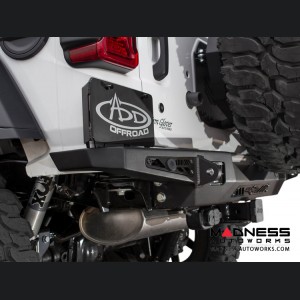 Jeep Wrangler JL Rear Bumper w/ Backup Sensors - Stealth Fighter