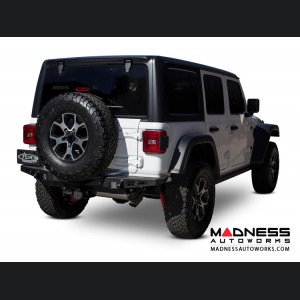 Jeep Wrangler JL Rear Bumper w/ Backup Sensors - Stealth Fighter