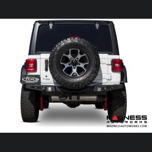 Jeep Wrangler JL Rear Bumper w/ Backup Sensors - Stealth Fighter