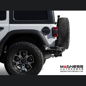 Jeep Wrangler JL Rear Bumper w/ Backup Sensors - Stealth Fighter