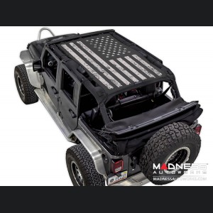 Jeep Wrangler JK SW1 Top Trailmesh - Tactical Flag Distressed - 4 Door 