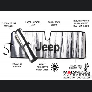 Jeep Wrangler LJ Sun Shield - Metallic