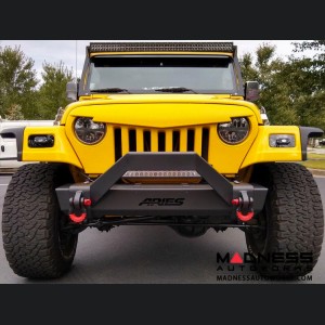 Jeep Wrangler TJ TrailCrusher Front Bumper w/ Brush Guard