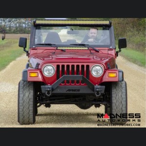 Jeep Wrangler TJ TrailCrusher Front Bumper w/ Brush Guard