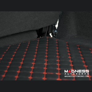 Jeep Wrangler JL Cargo Mat - Black w/ Red Stitching 