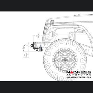 Jeep Wrangler JK Frame Built Bumper - Front 