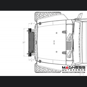 Jeep Wrangler JK Frame Built Bumper - Front 