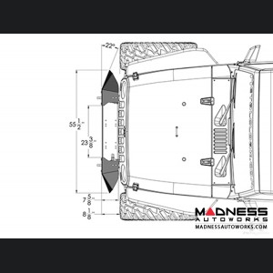 Jeep Wrangler JK Frame Built Bumper - Front 