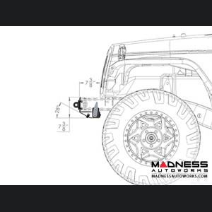 Jeep Wrangler JK Frame Built Bumper - Front 