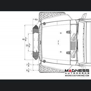 Jeep Wrangler JK Frame Built Bumper - Front 