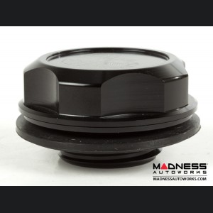 Jeep Renegade Oil Cap - 1.4L Engine - Competizione - Black Anodized Billet - w/ Scorpion Logo