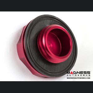 Jeep Renegade Oil Cap - 1.4L Engine - Competizione - Red Anodized Billet- w/ Scorpion Logo