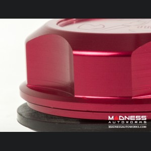 Dodge Dart Oil Cap - 1.4L Engine - Competizione - Red Anodized Billet - w/ Scorpion Logo