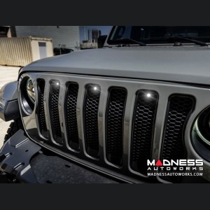 Jeep Gladiator Pre-Runner Style LED Grill Light Kit - White