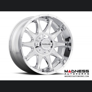 Jeep Wrangler Custom Wheels by Raceline - 930C - 18"x9" - Shift Chrome