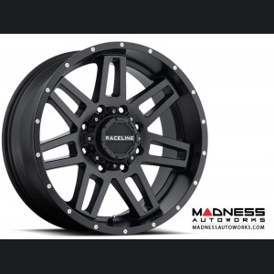 Jeep Custom Wheels (1) - Raceline - 931B - 20"x9" - Injector Black