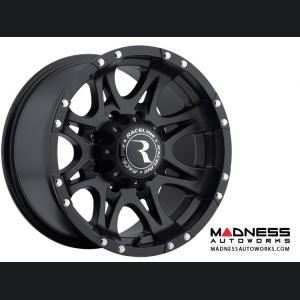 Jeep Wrangler Custom Wheels by Raceline - 981B - 16"x8" - Raptor Black