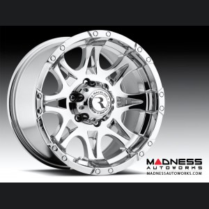 Jeep Wrangler Custom Wheels by Raceline - 981C - 16"x8" - Raptor Chrome