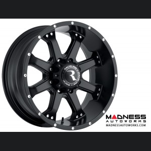 Jeep Wrangler Custom Wheels by Raceline - 991B - 16"x8" - Assault Black