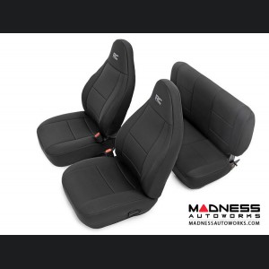 Jeep Wrangler TJ Black Neoprene Seat Cover Set - 2003 - 2006