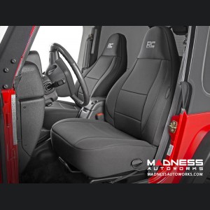 Jeep Wrangler TJ Black Neoprene Seat Cover Set - 2003 - 2006