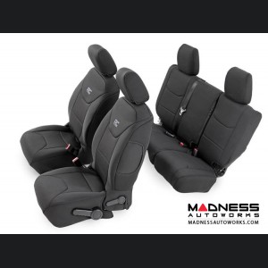 Jeep Wrangler JK Black Neoprene Seat Cover Set (2008 - 2010)