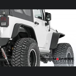 Jeep Wrangler JK Tubular Front + Rear Fender Flare Set - 2007 - 2018