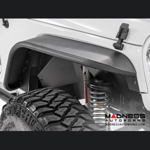 Jeep Wrangler JK Tubular Front + Rear Fender Flare Set - 2007 - 2018