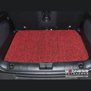 Jeep Renegade All Weather Floor Mats + Cargo Mat - Set of 5 - Rubber Woven Carpet - Red + Black 