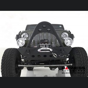 Jeep Wrangler JK SRC Stinger Front Bumper by Smittybilt - Black Textured