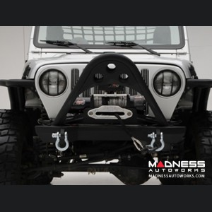 Jeep Wrangler JK SRC Stinger Bumper - Front - Black Textured