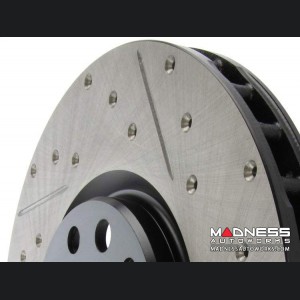 Jeep Renegade Performance Brake Rotor - StopTech - Drilled + Slotted - Front Left