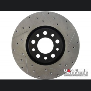 Jeep Renegade Performance Brake Rotor - StopTech - Drilled + Slotted - Rear Left