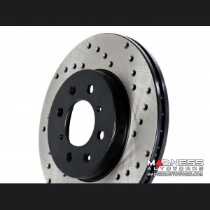 Jeep Renegade Performance Brake Rotor - Drilled and Vented - Front Right