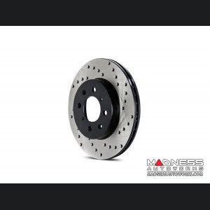 Jeep Compass Performance Brake Rotor - Drilled - Rear Right