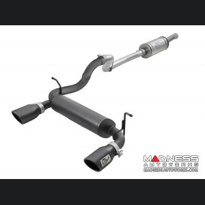 Jeep Wrangler JL 3.6L V6 Performance Exhaust - Cat-back - Dual Exit - Black Tips - aFe