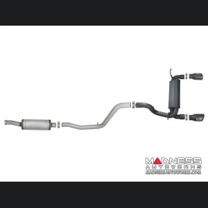 Jeep Wrangler JL 3.6L V6 Performance Exhaust - Cat-back - Dual Exit - Black Tips - aFe