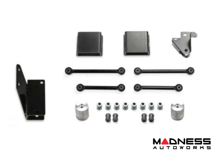 Jeep Gladiator Trail Lift System - Front + Rear - Fabtech - 3 in. Standard Box Kit - 2020+