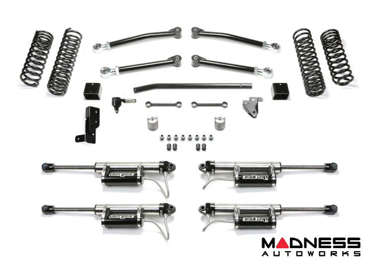 Jeep Gladiator Lift Kit - Fabtech - 3in Trail w/ DLSS RESI SHKS - 2021