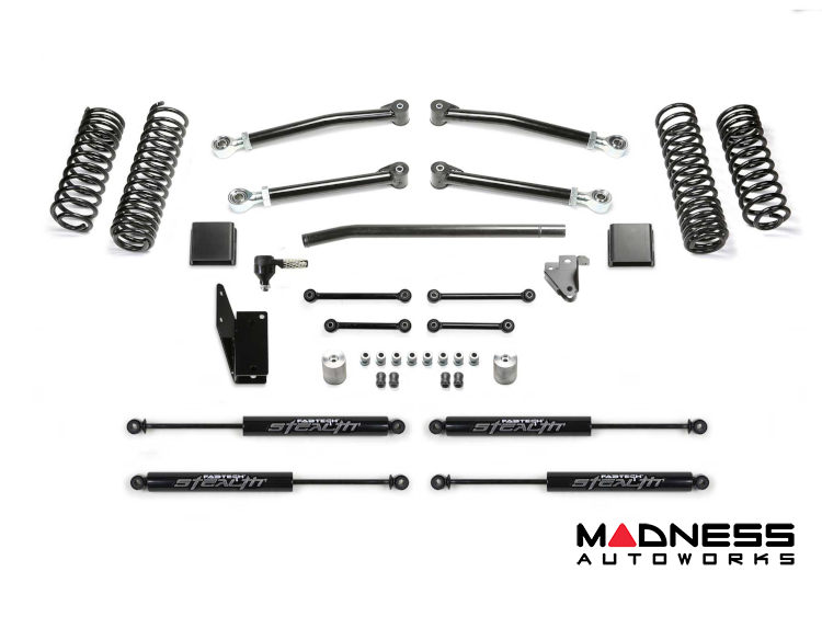 Jeep Gladiator Lift Kit - Fabtech - Trail Lift System - w/ Stealth Shocks - Diesel - `20-`25