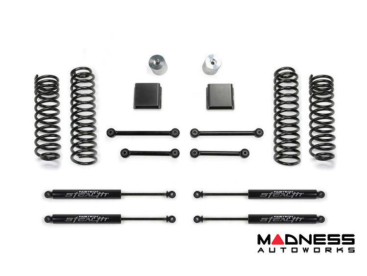 Jeep Gladiator Lift Kit - Fabtech - Sport II System w/ Stealth Shocks - Diesel - `20-`25