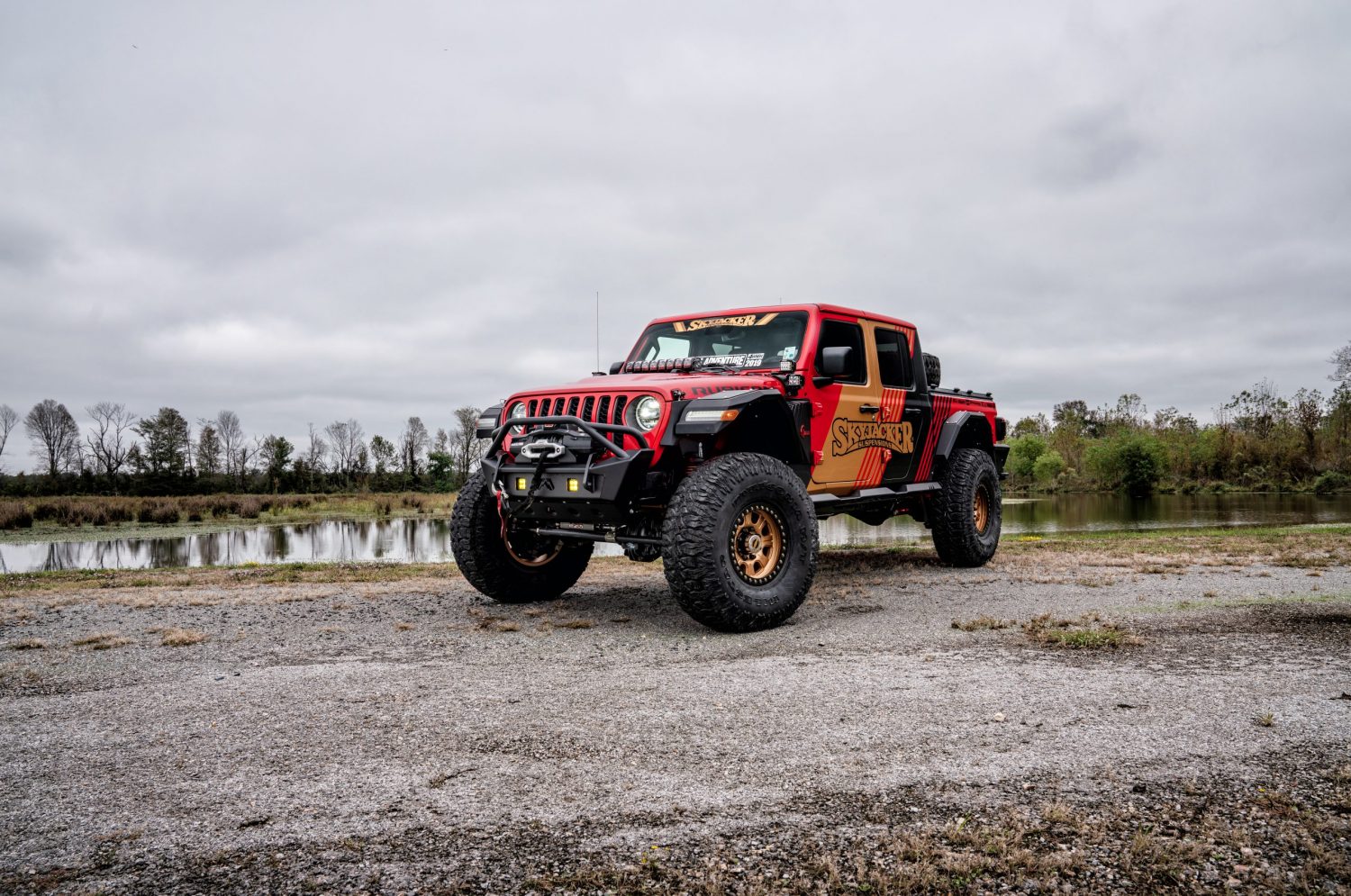 Jeep Gladiator Lift Kit - Skyjacker - 3.5in Front - 2in Rear - Diesel - '21-'25