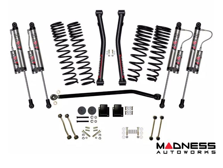Jeep Gladiator Lift Kit - Skyjacker - 3.5in Front - 2in Rear - w/ADX 2.0 Remote Shocks - 2020+