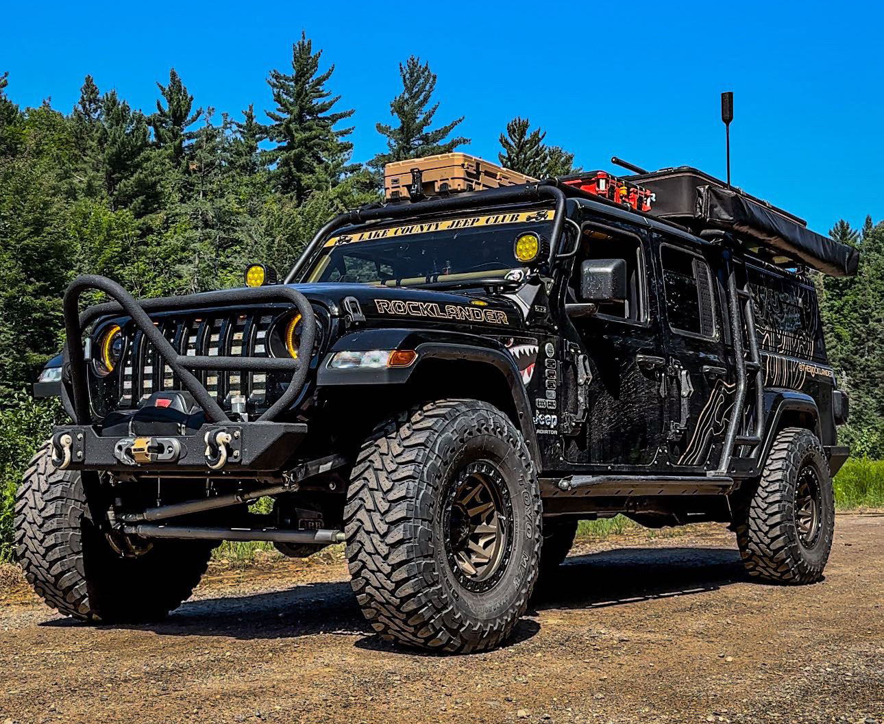 Jeep Gladiator Lift Kit - Skyjacker - 4.5in Front - 3in Rear Skyjacker - 4.5in.GLAD SYS - '20 -'25